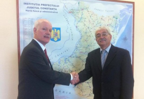 Ambasadorul Braziliei, în vizită la prefectul Eugen Bola